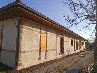 Rénovation extérieur d'une maison traditionnelle landaise